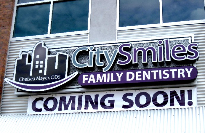 City Smiles Dentistry Channel Letter Sign