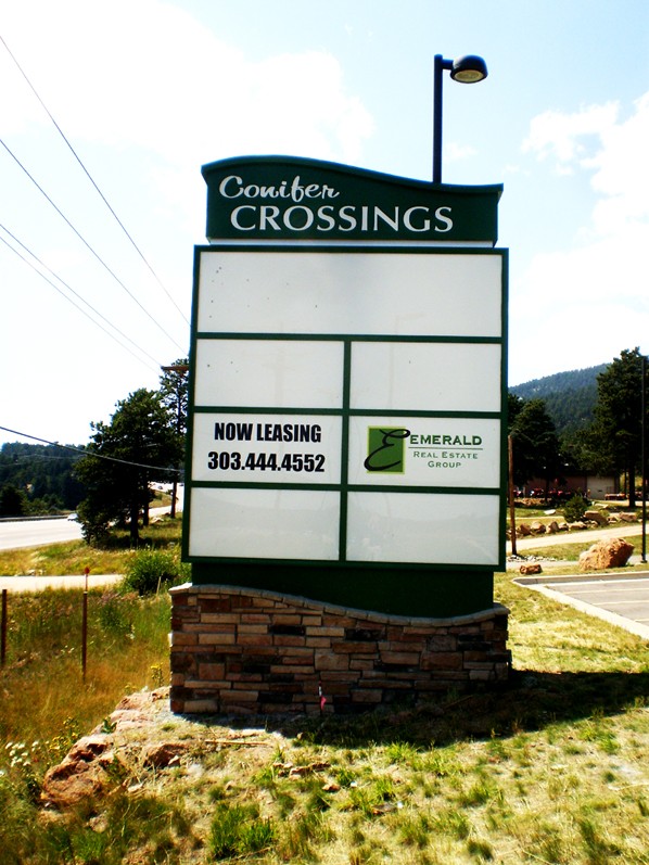 Conifer-Crossing monument
