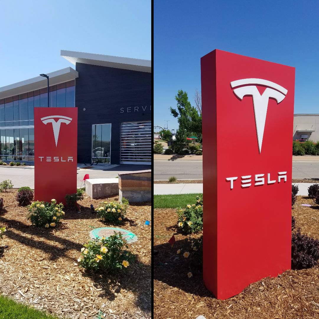 Tesla Sign - BSC Signs
