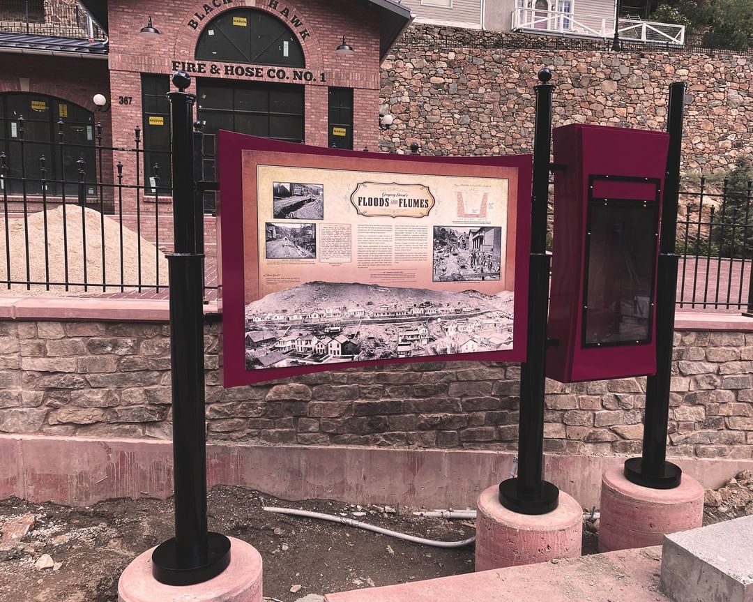 Custom Sign Fabrication for Black Hawk Tramway Project