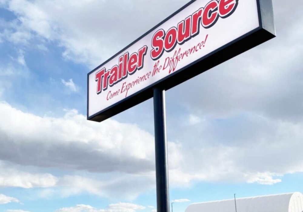 Large pole sign by BSC Signs