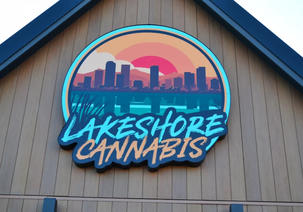 Lakeshore cannabis_edgewater_pan channel sign 2