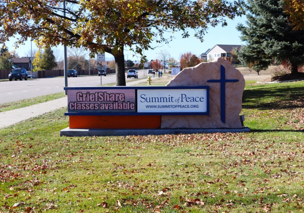 Summit_of_peace_freestanding_sign 5