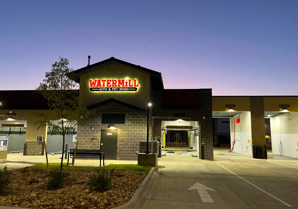 Watermill Auto _ pet wash_pan channel wall sign 2