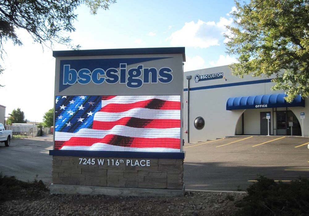 LED Digital sign by BSC Signs
